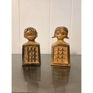 Vintage/Mid-Century Modern Style Salt/Pepper Shakers Boy & Girl